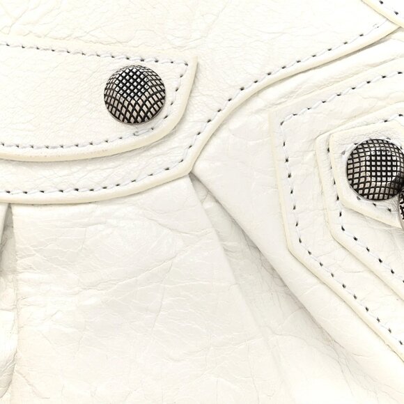 Balenciaga Le Cagole Leather Bag White XS - Picture 8 of 14